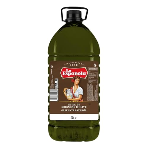 LA ESPAÑOLA Aceite de Orujo de Oliva Origen España, Ideal para Frituras, Salsas y Salteados 5L