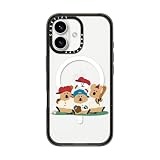 CASETiFY インパクト iPhone 16 ケース [MagSafe対応/薄型 軽量/耐衝撃] - TEAM MARSHVILLE - クリア ブラック