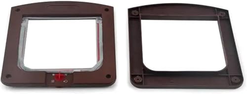 Puerta para mascotas e instalación exterior e interior JvFbjLF antiatasco 6