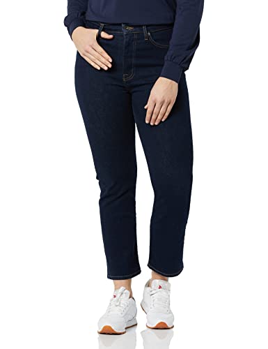 Amazon-Aware-Jean-Slim-Droit-Taille-Haute-pour-Femme