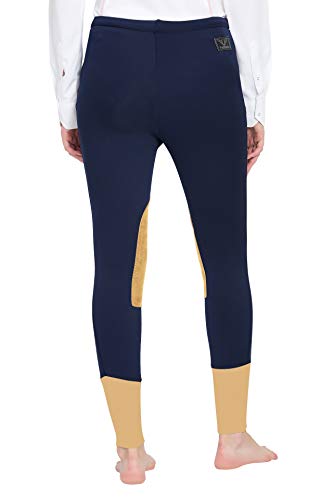 Tuffrider Ladies Unifleece Breech 34 Navy #TOP2