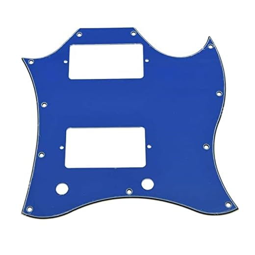 Dopro American Standard SG - Golpeador de cara completa para guitarra Gibson SG Special de EE. UU., color azul, 3 capas