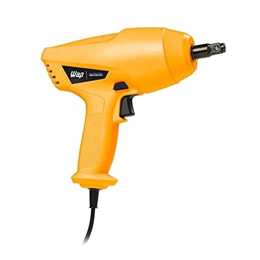 WAP Parafusadeira de Roda Automotiva CAR 12V2, Soquetes de 17/19mm e 21/23mm, Cabo de 3,6M e Maleta, 300Nm 100W 12VDC