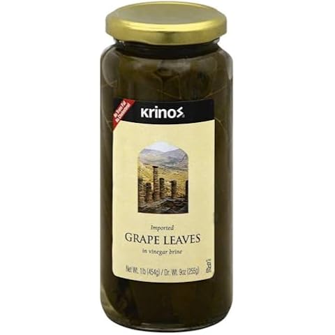 Krinos Imported Grape Leaves, 16 Ounce (Pack of 6) Cover