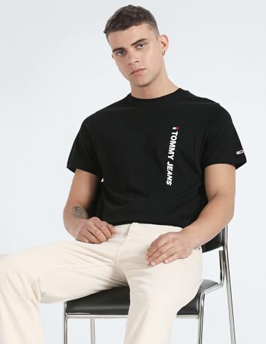 Image of Tommy Hilfiger Men's Solid Regular Fit T-Shirt