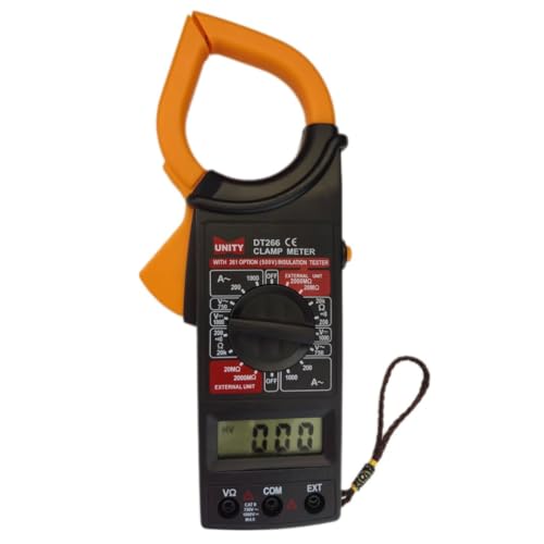 Alicate Amperímetro Multímetro Digital Profissional com Estojo DT266
