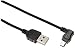 Produktbild System-S USB 2.0 Kabel für USB-A auf USB Mini-B 5-Pin 30 cm Winkelstecker 90 Grad