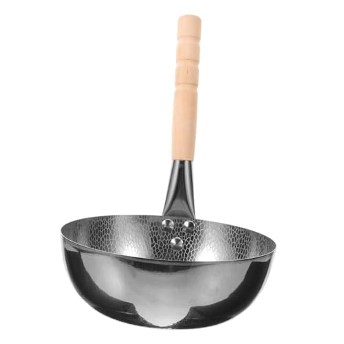 Unomor Multi Use Cooking Pot Stainless Steel Nonstick Rice Pot Thickened Base for Even Heat Distribution Beautiful Design for Kitchen