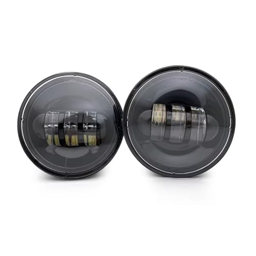 �o�C�N �w�b�h���C�g �ɓK������ FLHRC�ɓK������ ���[�h�ɓK������ �L���O�ɓK������ �N���V�b�N�ɓK������ 4.5�C���` 30W �C���` LED �t�H�O�����v 4-1/2'' �w�b�h���C�g LED �w�b�h���C�g(2 Piece black)