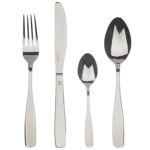 Renberg Limoges - Set de 24 piezas de cubertería en acero inoxidable