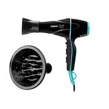 Secador De Cabelo Com Difusor Taiff 2000w Style Pro Salão - 127v