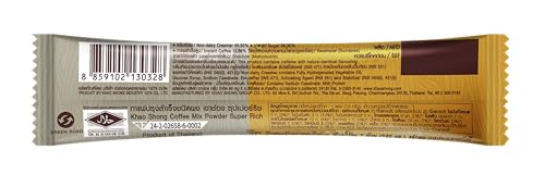 Image of Khao Shong 3-in-1 Instant Coffee Mix - Premium Thai Coffee, Aromatic & Full-Bodied | Smooth, Creamy, Low Fat, No Cholesterol (Coffee Mix - Super Rich 60gm)