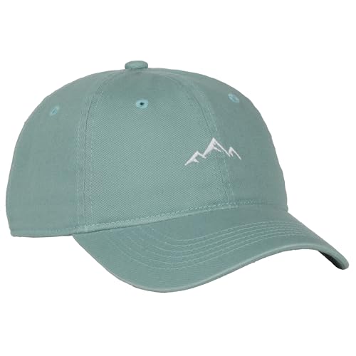 Image of Outdoor Cap Mountain Embroidered Dad Hat Adjustable Soft Cotton Polo Style Unstructured Baseball Cap for Men & Women