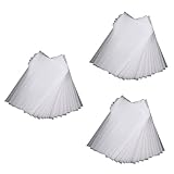 FRCOLOR 150 Sheets Pearl Cotton Highlighter Hair Dye Kit - Brush, Bowl, Coloring Foil Strips, Balayage White Washable Foam Meches