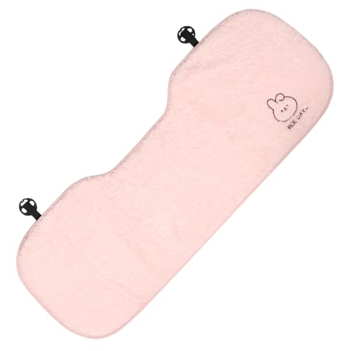Housse peluche rose lapin pour sécuriser les trajets en voiture des enfants