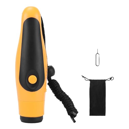 FLCPJGV Silbato Deportivo Electrónico para Entrenamientos de Deportes Colectivos, Amarillo