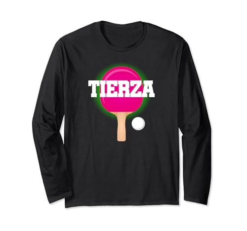 Tierza Name - Raqueta deportiva de tenis de mesa para niñas Manga Larga
