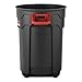 Suncast Commercial 32 Gallon Resin Utility Trash Can, Blue
