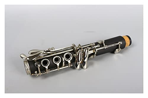 KLKL clarinete Profissional C Chave Clarinete Ebonite Wood Nickel Chave Chave Dois Barris Com Caso