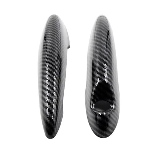 �Ԃ̃h�A�n���h���J�o�[ Compatible With MINI For R53 For Cooper S 2001 2002 2003-2006 For R55 For Clubman 2007-2014 �Ԃ̃h�A�n���h���J�o�[�����X�e�b�J�[