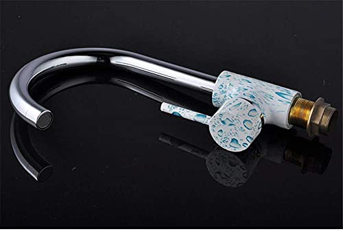 Robinet de cuisine en cuivre mitigeur ozone chrome - 6