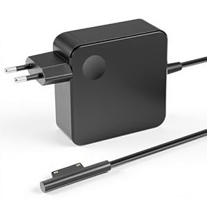 65W Surface Ladekabel Microsoft Surface Ladegerät Netzteil Kompatibel mit Surface Pro 9/8/7/6/5/4/3 Surface Go 3/2/1/Laptop 5/4/3/2/1/Book 3/2/1