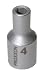 Produktbild Proxxon 23710 Steckschlüsseleinsatz / Nuss 4mm Antrieb 6,3mm (1/4")