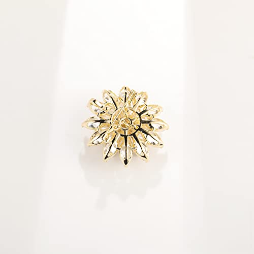Ailonmei Floral Series Brooch Jewelry For Woman Fashion, Large Costume Broches & Pins Christmas Gift (Shiny Snowflake) #TOP5