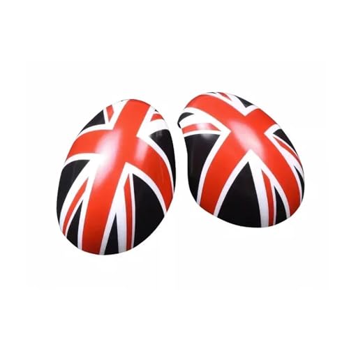 LLNRB 2PCS ԊOAr[~[Jo[XebJ[ ~jN[p[ F54 F55 F56 F57 F60 2019N7ȑOp J[ANZT[Zbg(Black jack,With Light Hole,LHD)