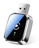 2026 Upgraded Wireless Carplay Adapter, 2 in 1 Duel Carplay & Android Auto Wireless Adapter, Mini Small Size Auto-Connect, No Latency, Plug&Play, Car Play Dongle for iPhone and Android USB A/C
