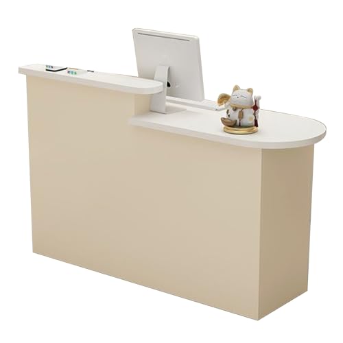 Meuble de réception et table de caisse professionnelle avec rangements - 2