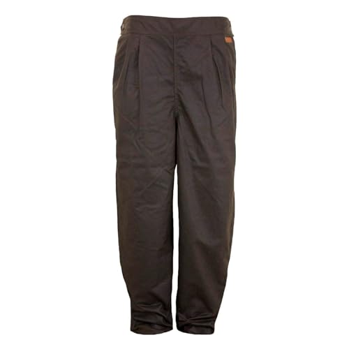 Outback Trading Unisex 2096 Waterproof Breathable Oilskin Western Overpants, Brown, Large