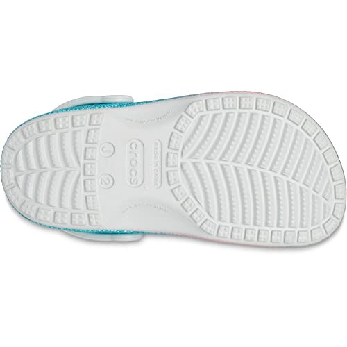 Image of Crocs Kids Unisex Classic Glitter Clog (Little Kid /Big Kid) Shimmer /Multi 3 Little Kid M