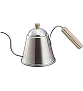 珈琲考具 下村企販 ドリップポットITTEKI 木ハンドル 【日本製】 直火 IH対応 細口 コーヒー ケトル 700ml 40437 燕三条