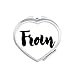 From Stylish Quote Handwrite Mirror Heart Portable Hand Pocket Makeup