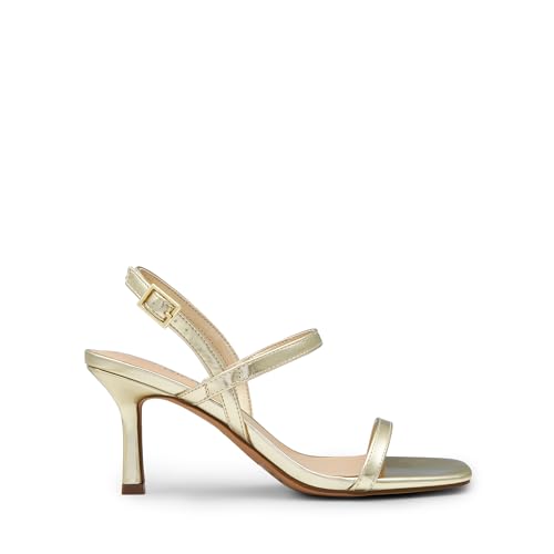 Dream Pairs Womens Slingback Heels Square Open Toe Strappy Sandals Ankle Strap High Heeled Dressy Shoes,Size 9,Gold,Sdhs2452W thumb #1