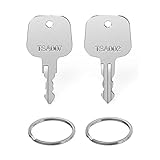 Mellbree TSA 鍵 TSA002 007用のロックキー 鍵 ２本セット キーリング付き トラベルバッグ 荷物スーツケース鍵 マスターキー スペアキー TSA002 007鍵対応