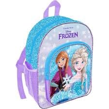 Top Linen (NW) Ltd Children Cartoon Official Character Backpack For School - Lightweight Rucksack Travel Backpack Kids - Deluxe Disney Frozen Ice Magic Back Pack