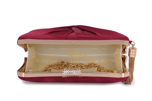 TOOBA Women's Handcrafted Beautiful Bling Box Clutch Bag - Image 5