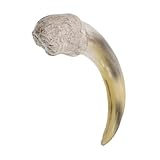 NIYANGLE Vintage Statue Claw Anteater Figurine Lifelike Resin with Details, Decorative Unique Collectible Sculpture for Bookshelf Display and Study for Paleontology Enthusiasts