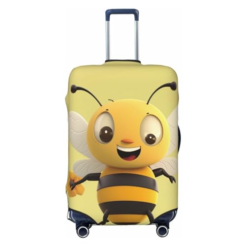 Housse de protection pour valise de voyage élastique lavable anti-rayures noire bagage XL