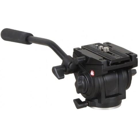 Kingjoy VT-3510 Professional Flat Base Fluid Video Head with Quick Release Plate 1/4-Inch and 3/8-Inch Screws Cover