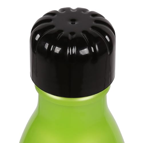 Botella de plástico verde 560ml reutilizable para agua y deporte 5