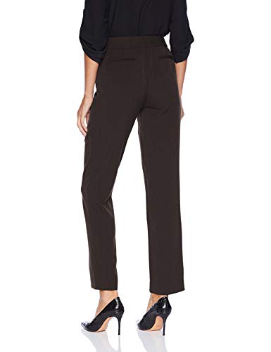 Rafaella Women's Curvy Gabardine Slim Leg Stretch Dress Pant, 30 Inch Inseam, Pull-on, with Pockets (Petite Size 4-14)2