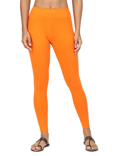 Image of Robinbosky Premium Stretchable Cotton Ankle Legging for Women | Suitable for Formal wear & Casual wear | High-End Elastic Makes The Leggings Squat Proof and Durable for Travel, Yoga, & Workout.