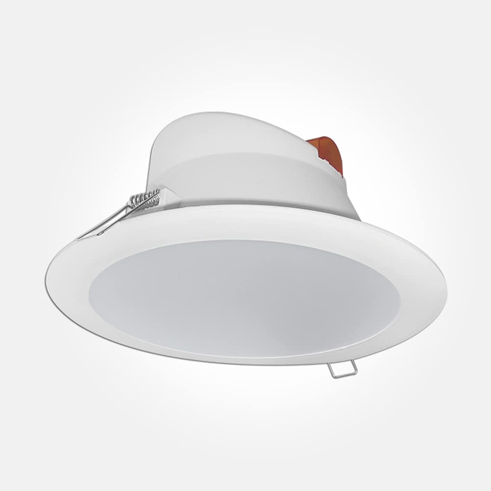 LEDBRITE LED Ceiling Downlights White Recessed Commercial Ceiling Panel Light Dimmable IP44 CCT 3000K - 6000K for Bathroom, Kitchen, Offices etc... (8W)