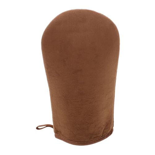 PartyKindom Self Tanner Mitt and Tanning Glove Flocked Lotion Applicator for Even Body Application Suitable for Self Tanning and Back Lotion Use