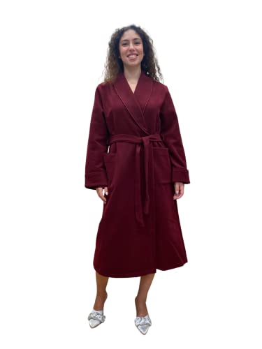 Women's Dressing Gown in Wool and Cashmere model Classic Shawl art. Vittoria