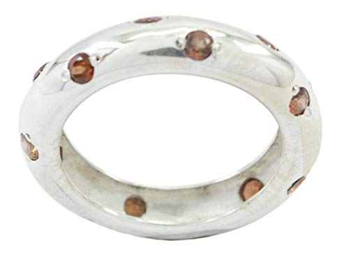 Bague rouge argent sterling 925 anneau véritable femme bijou tendance
