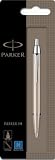 Parker IM Chrome Trim Ballpoint Pen with Medium Nib, Blister Pack - Brushed Metal